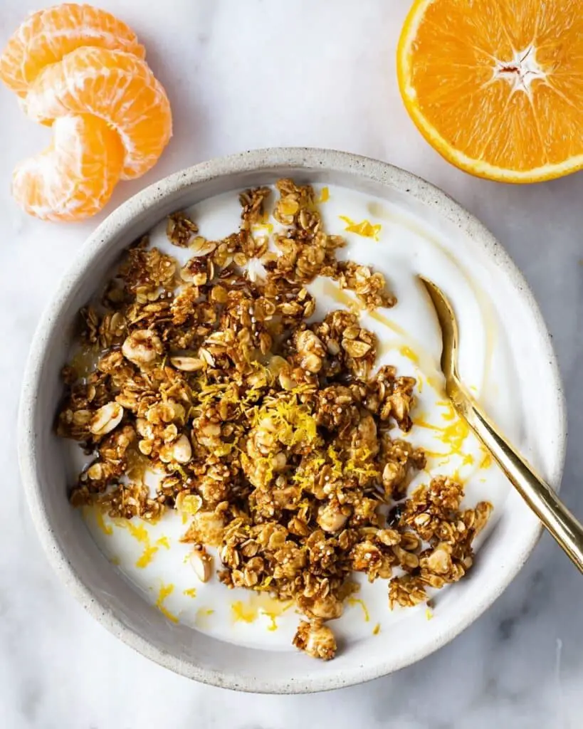 Tahini Citrus Granola Recipe