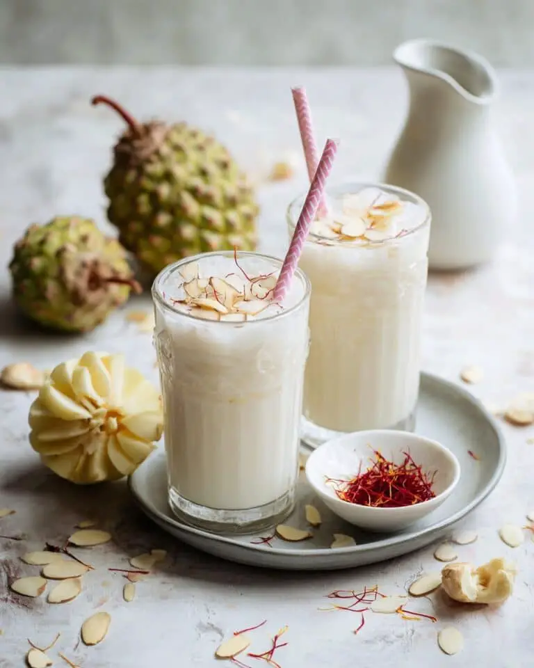 Custard Apple Milkshake | Sitaphal Milkshake Recipe