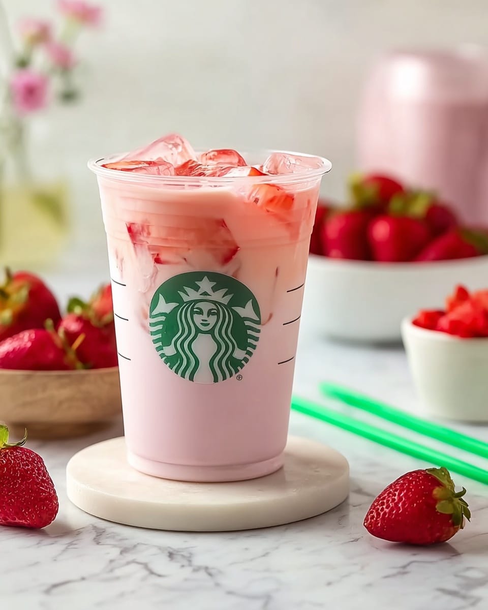 Copycat Starbucks Pink Drink (Caffeine-Free) Recipe