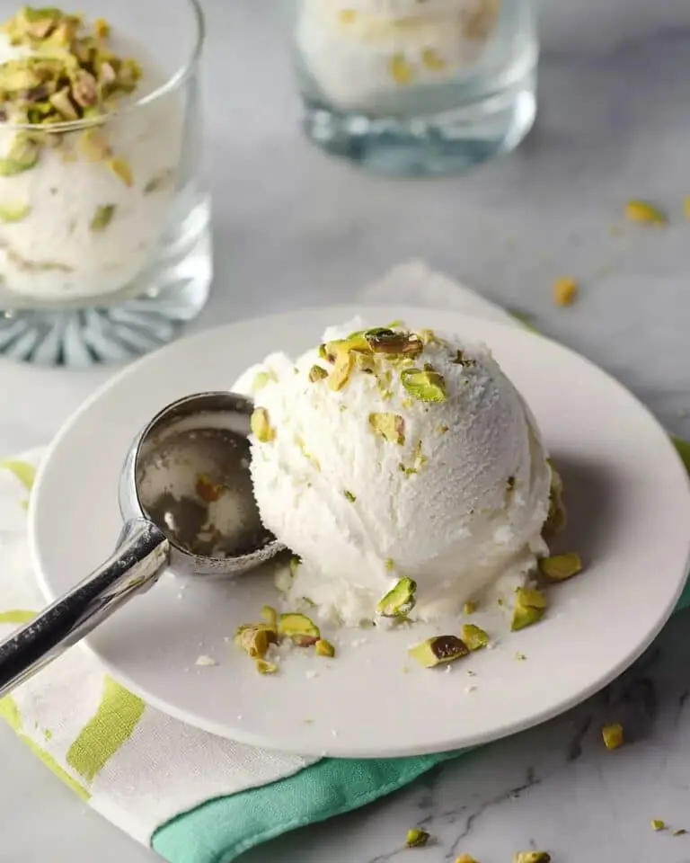 Creamy Lebanese Booza Ice Cream with Pistachios Recipe