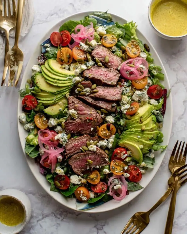 Everyday Steak Salad with Blue Cheese Vinaigrette Recipe