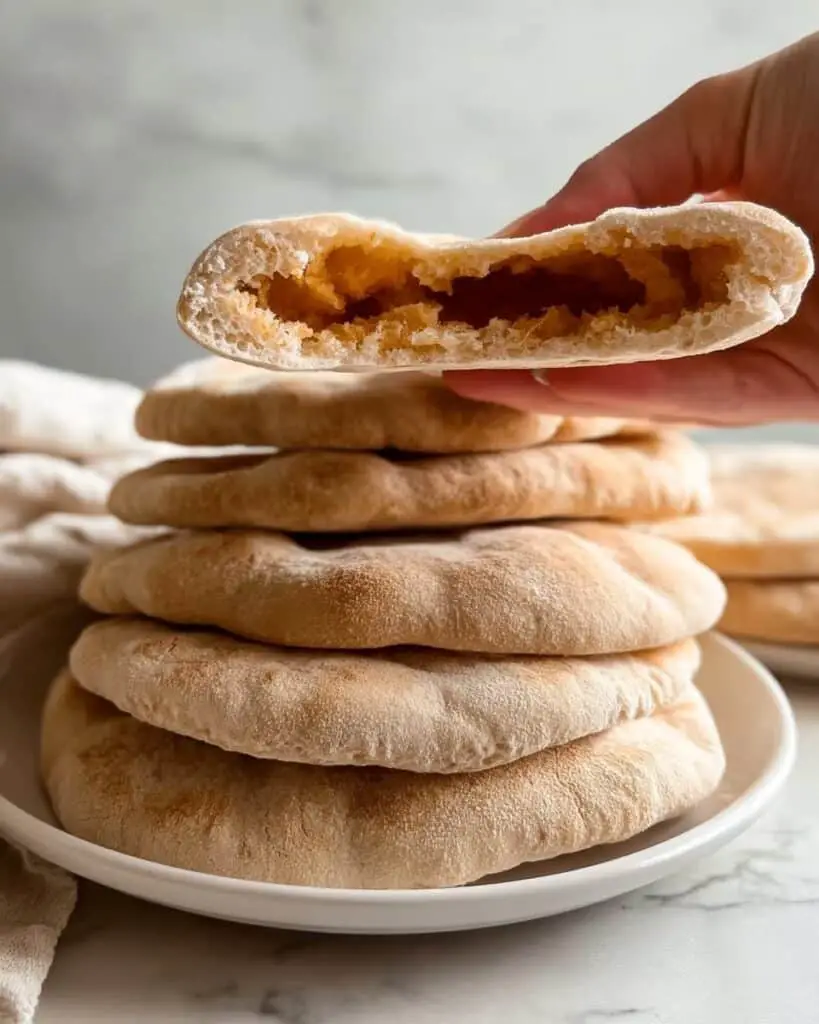 Homemade Whole Wheat Pita Bread Recipe