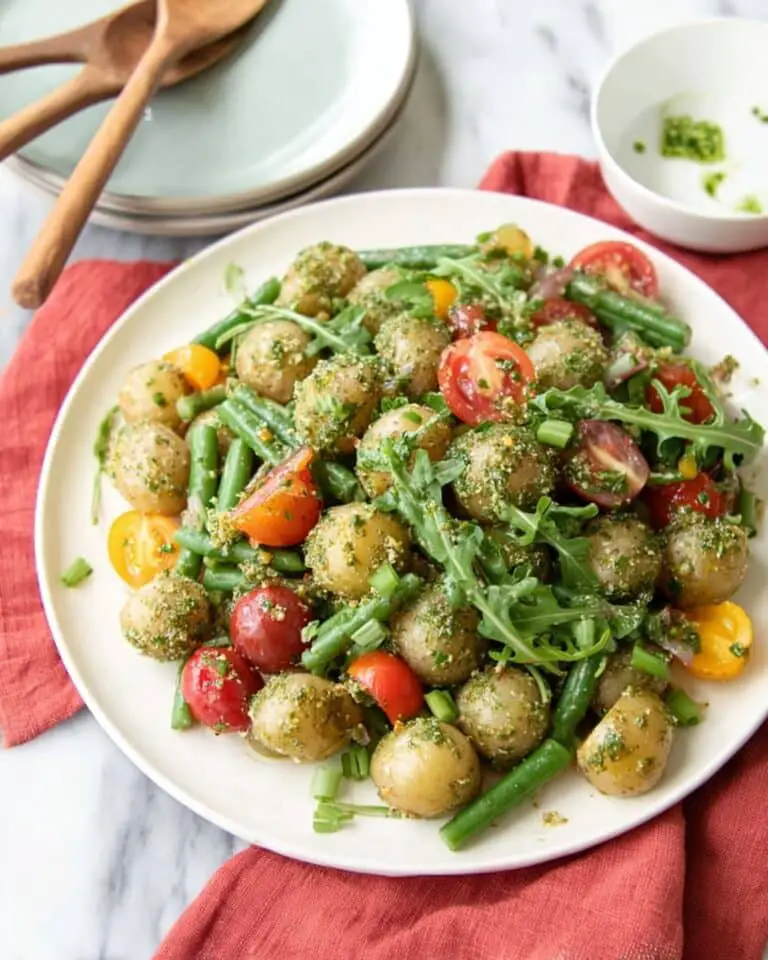 Arugula Pesto Potato Salad Recipe