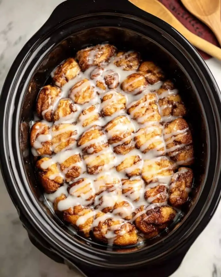 Crock Pot Cinnamon Roll Casserole Recipe