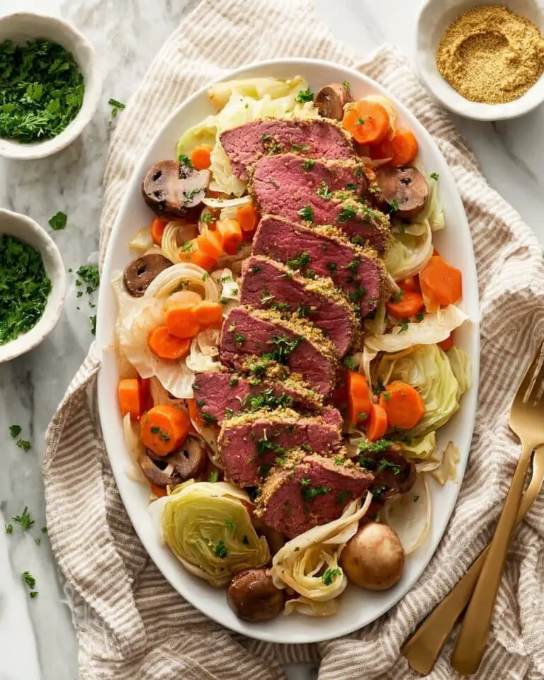 Slow Cooker Corned Beef and Cabbage Recipe