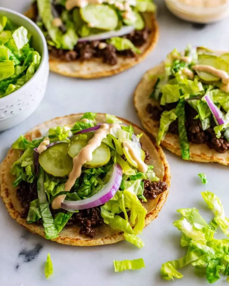 Smashed Burger Tacos Recipe