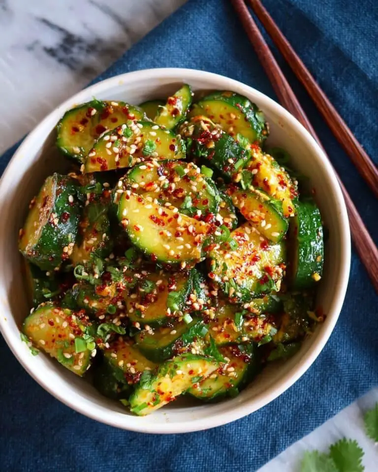 Crunchy Korean Cucumber Salad Recipe