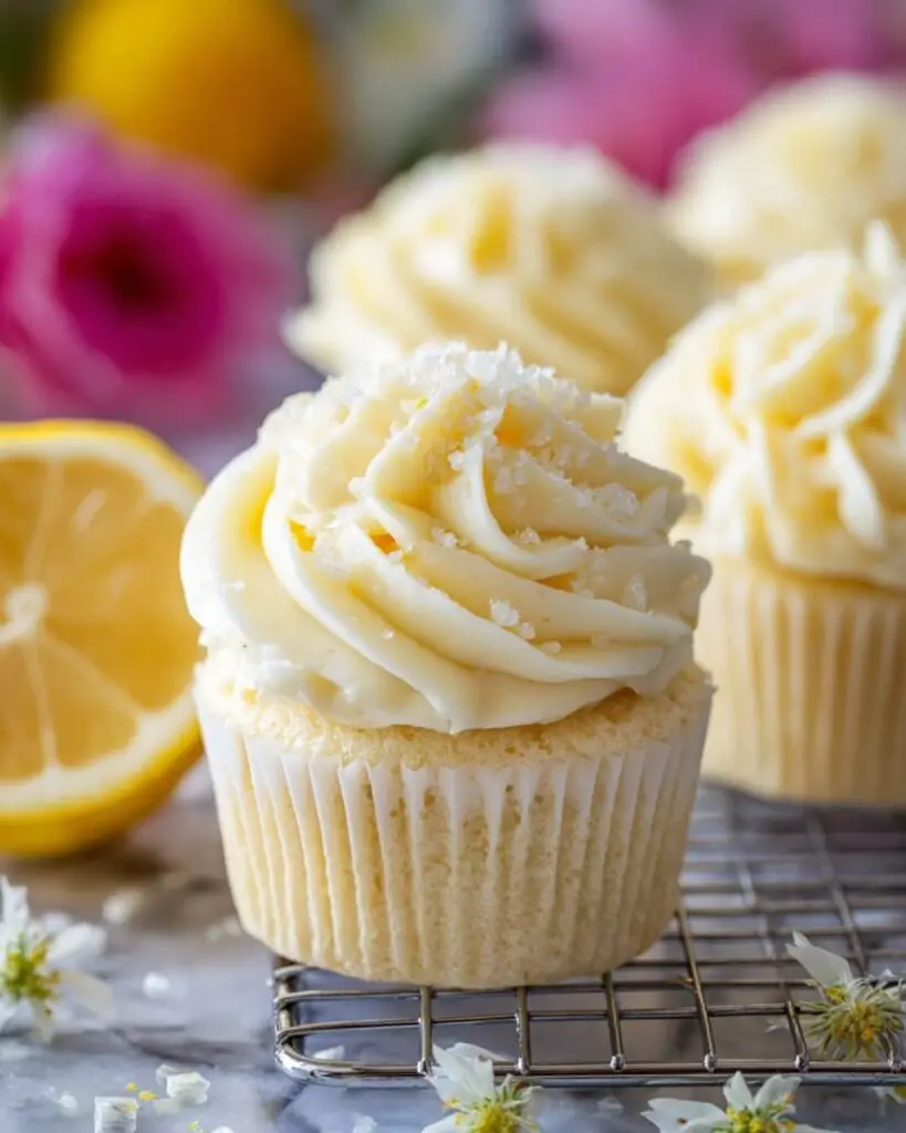 Lemon Cupcakes with Lemon Cream Cheese Frosting Recipe