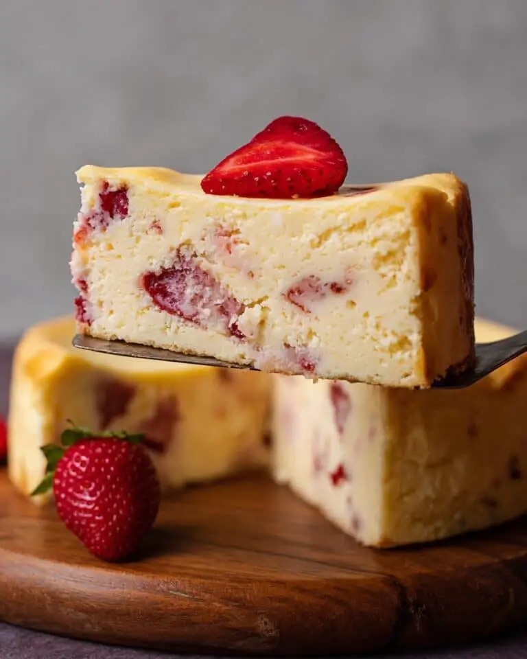 Flourless Protein Cake with Strawberries Recipe