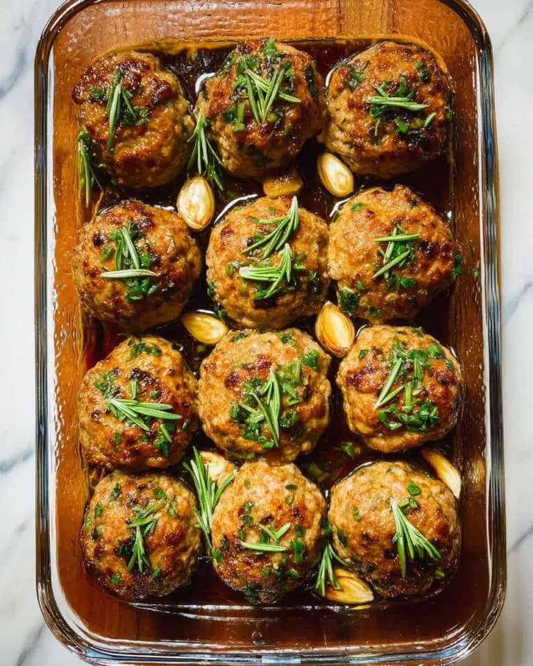 Garlic Rosemary Whole30 Chicken Meatballs Recipe
