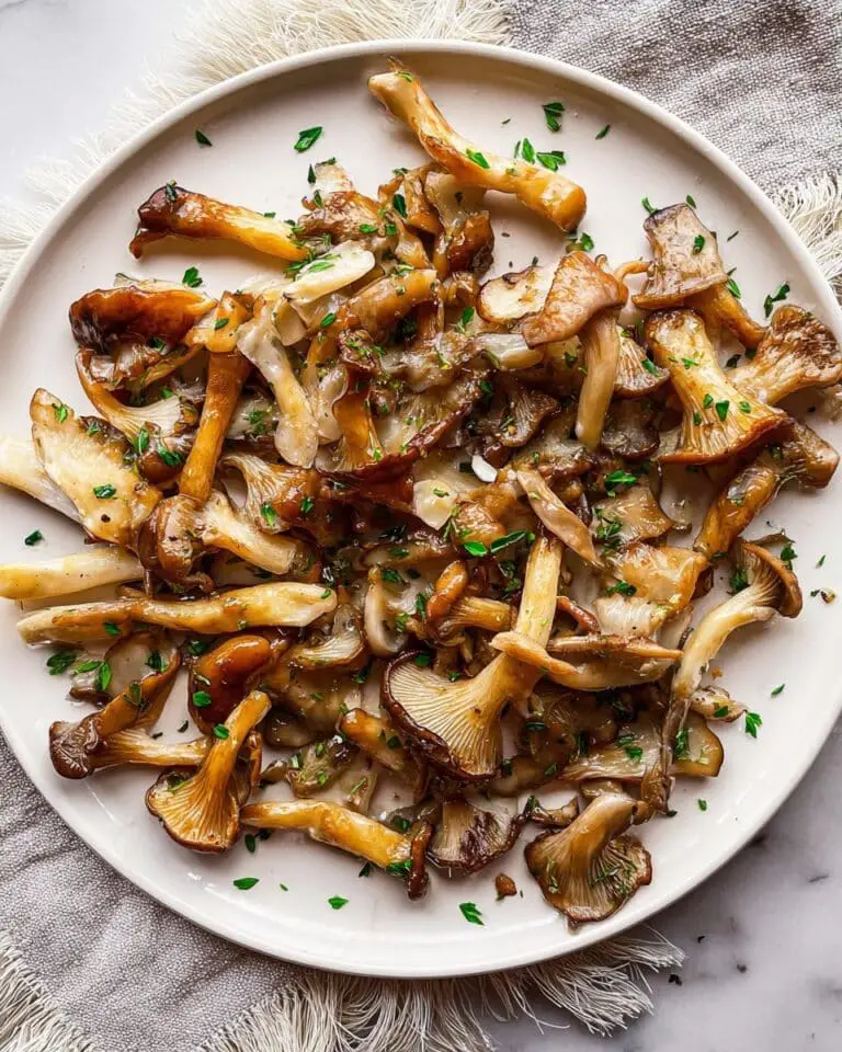 Garlic Butter Oyster Mushrooms Recipe