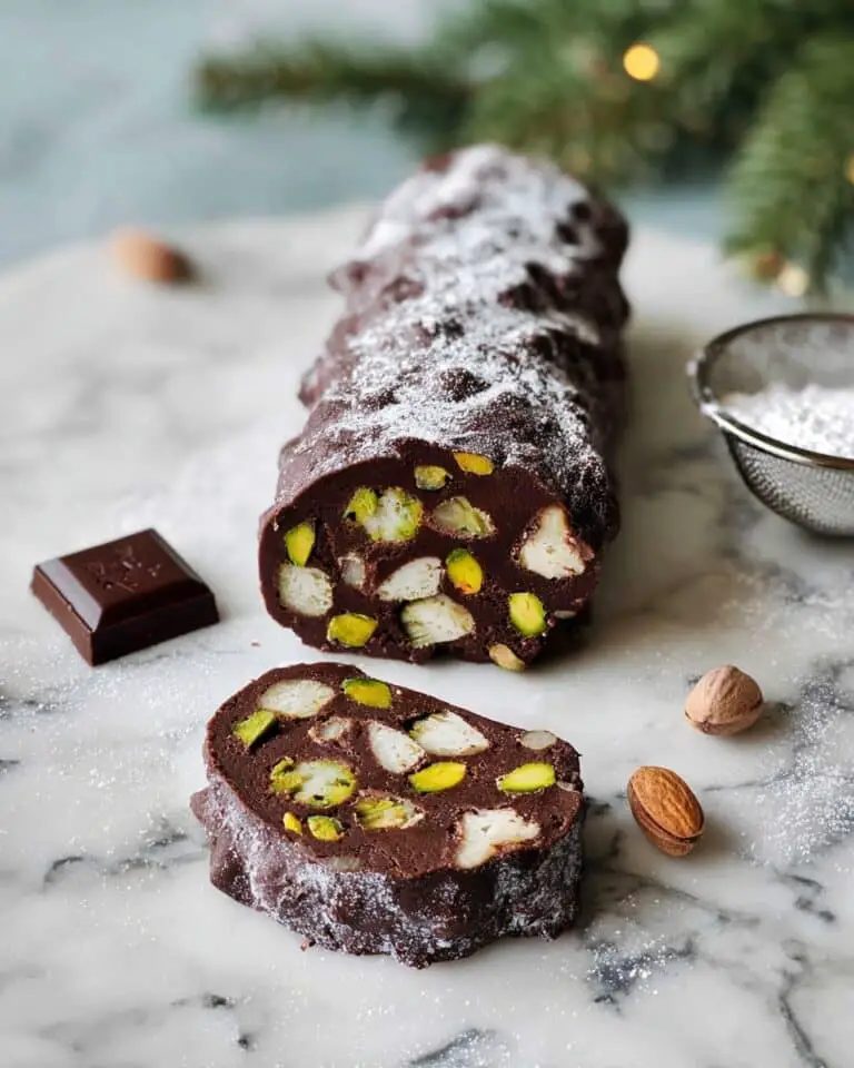 Easy Egg-free Chocolate Salami – Greek Kormos/Mosaiko (No-bake + Vegan Option) Recipe