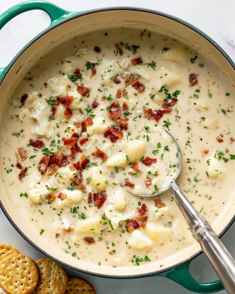 Creamy Clam Chowder with Bacon Recipe