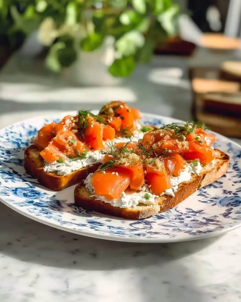 Smoked Salmon Tartine Recipe