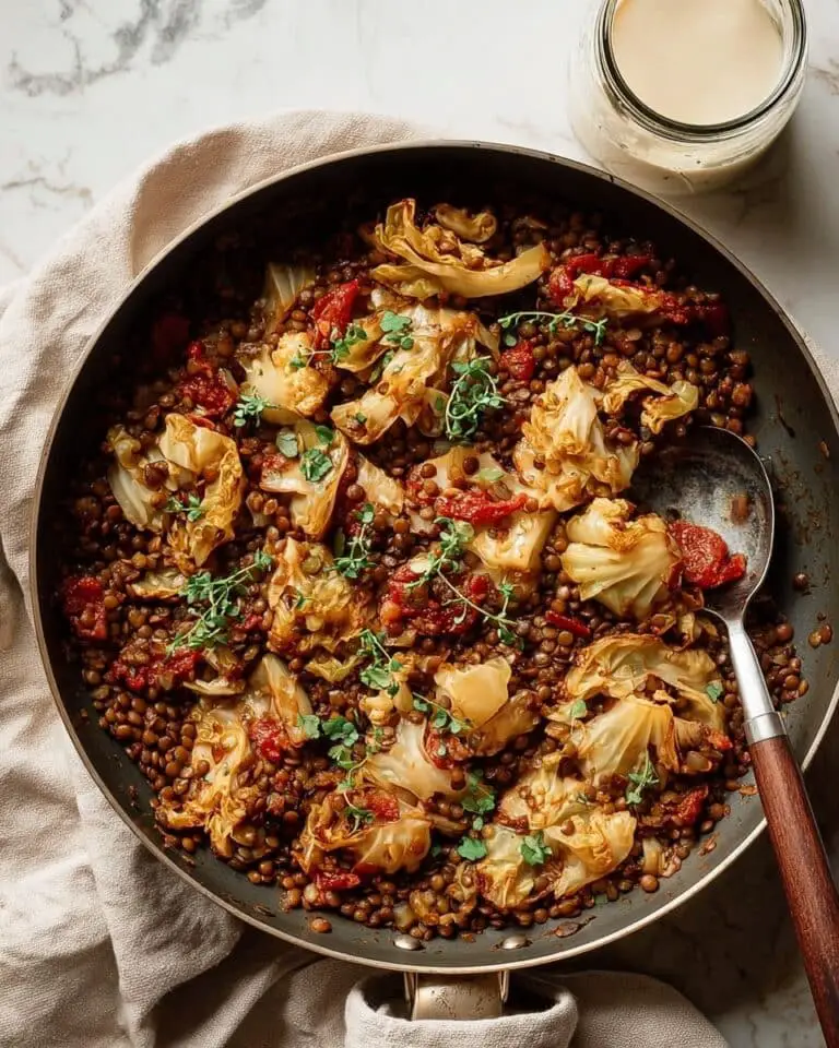 Vegan Chopped Cabbage Roll Skillet Recipe