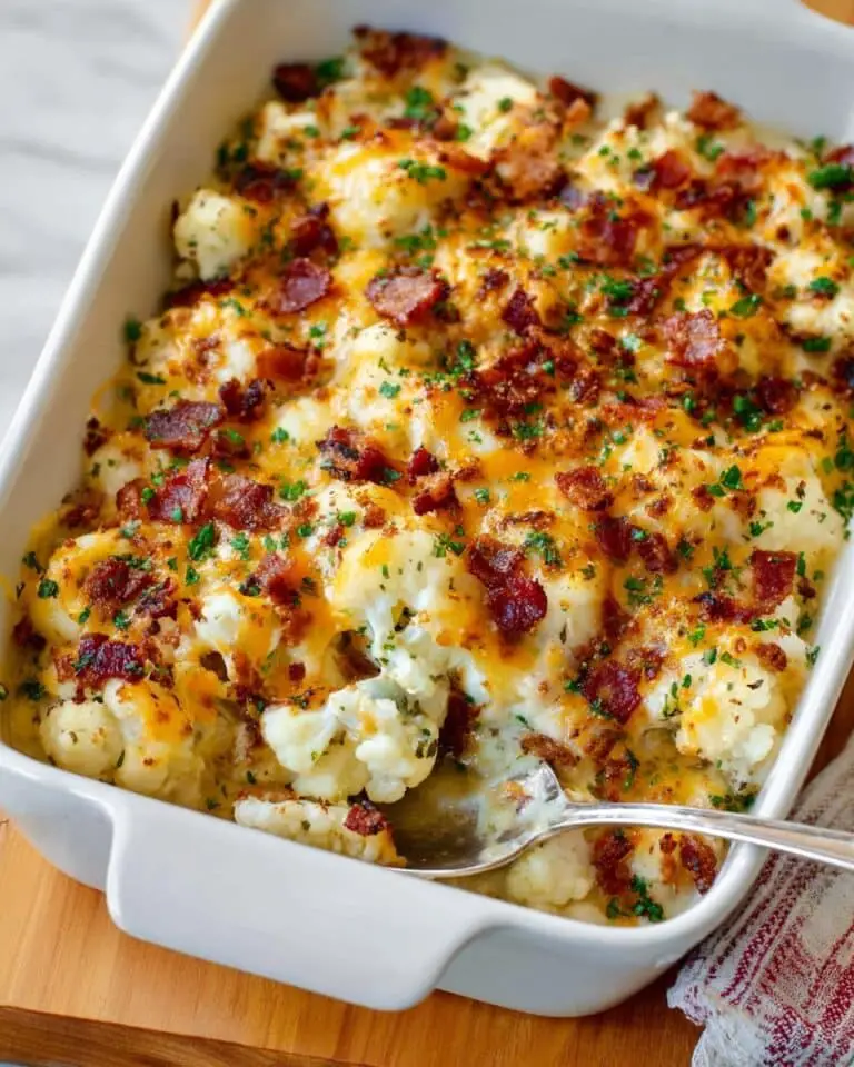 Loaded Cauliflower Casserole Recipe