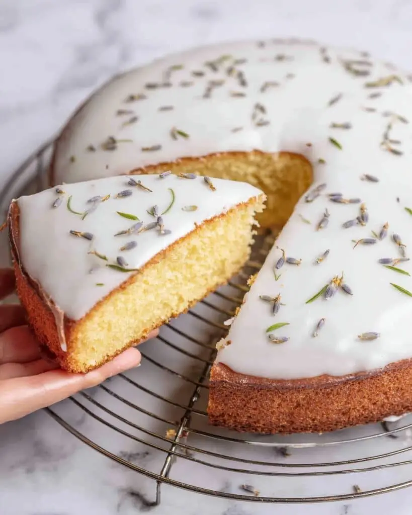 Lavender Honey Chamomile Tea Cake Recipe