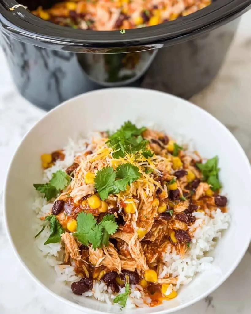 Slow Cooker Chicken Enchilada Casserole Recipe