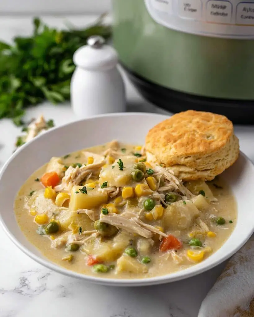 Slow Cooker Chicken Pot Pie Recipe