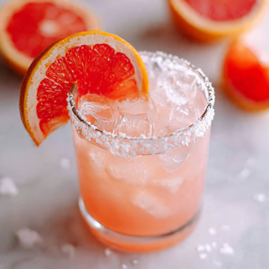 Pink Paloma (Grapefruit Cocktail) Recipe