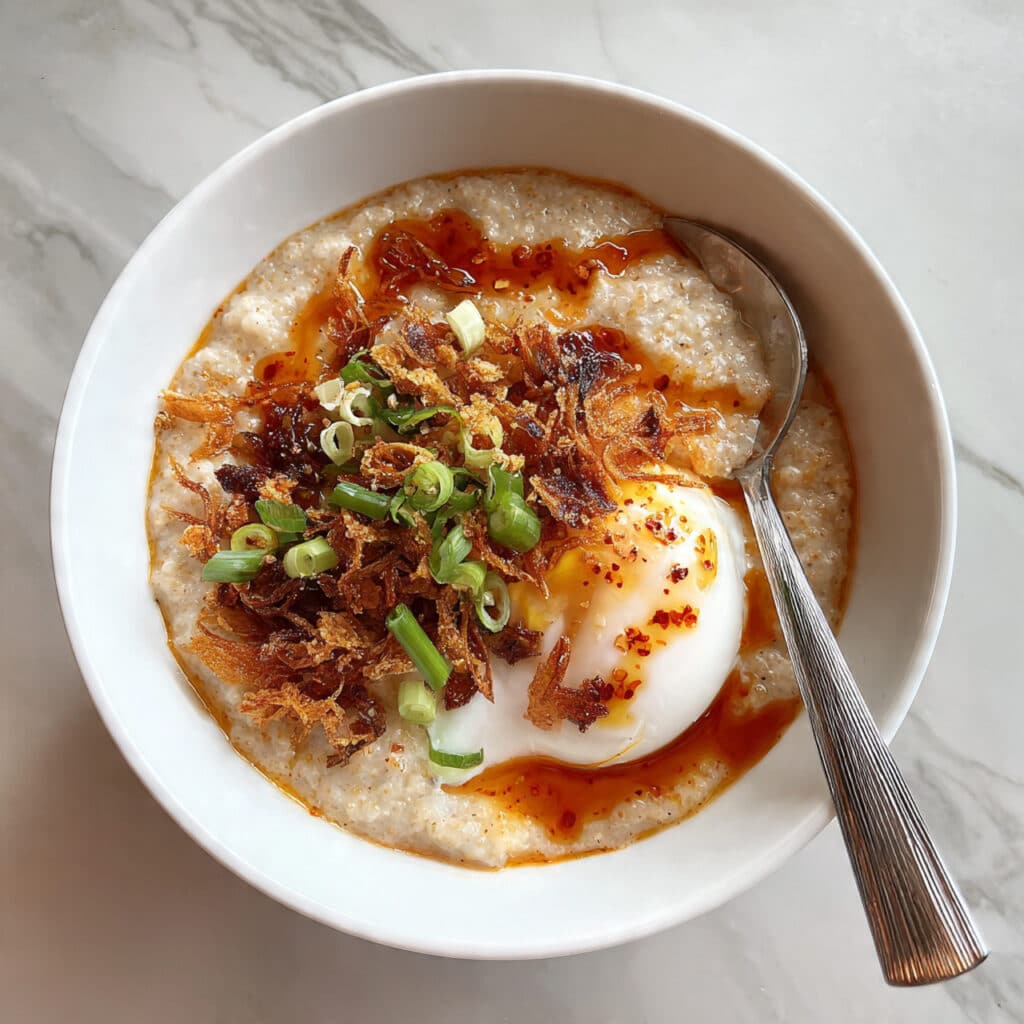 5-Ingredient Savory Chinese-Style Oatmeal Recipe