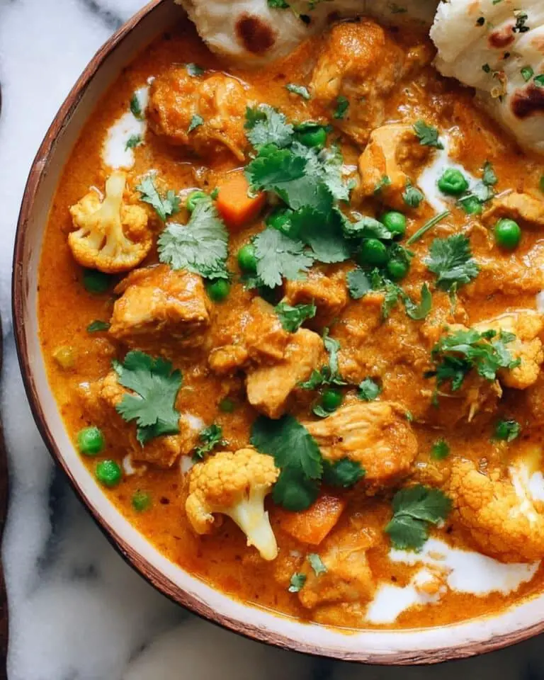 Instant Pot Chicken Tikka Masala with Cauliflower and Peas Recipe