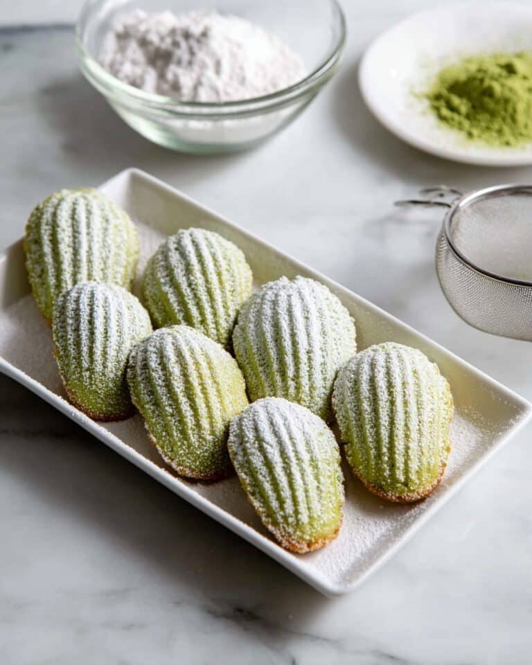 Matcha Madeleines Recipe