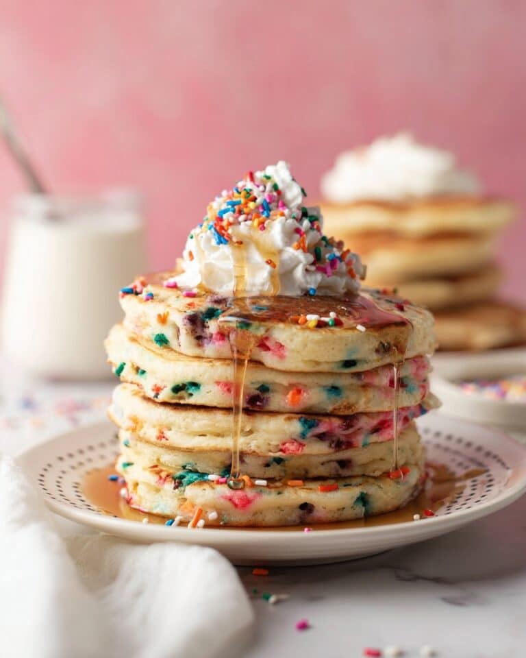 Funfetti Pancakes (Birthday Cake Pancakes) Recipe