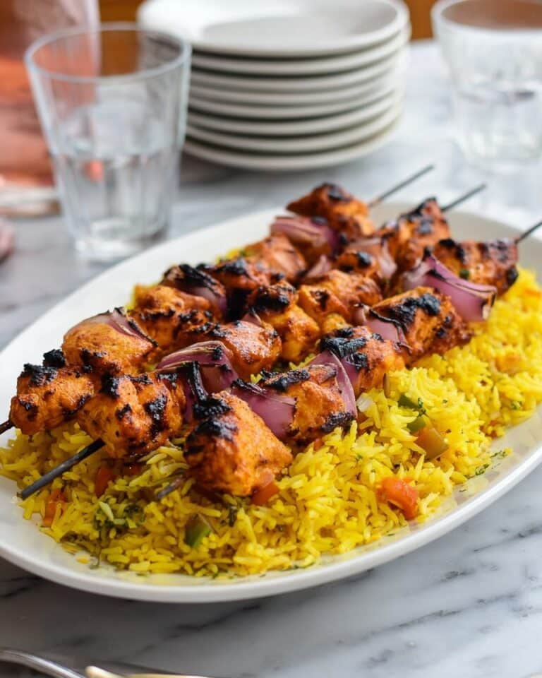 Middle Eastern-Style Grilled Chicken Kabobs Recipe