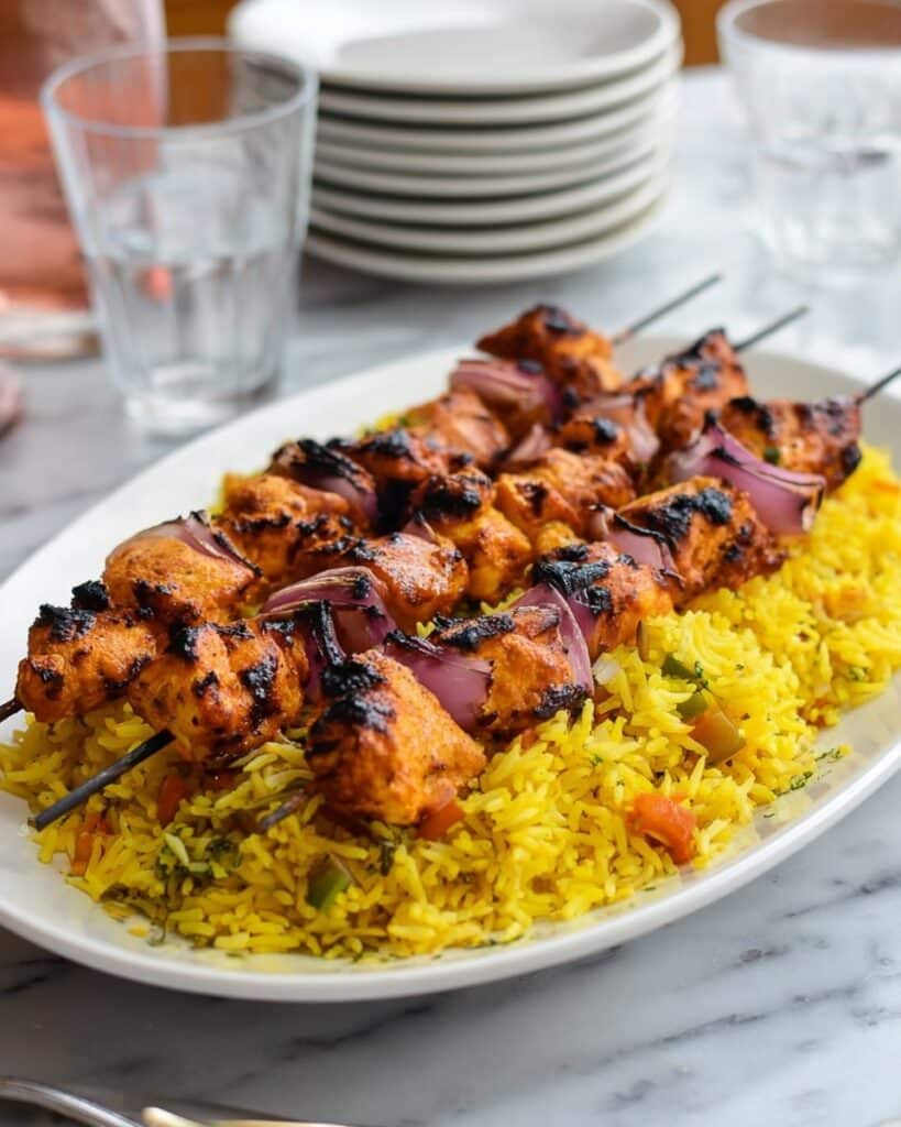 Middle Eastern-Style Grilled Chicken Kabobs Recipe