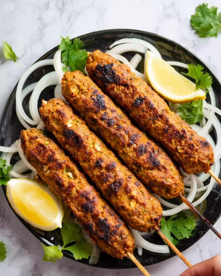 Chicken Seekh Kebab (Kabab) Recipe
