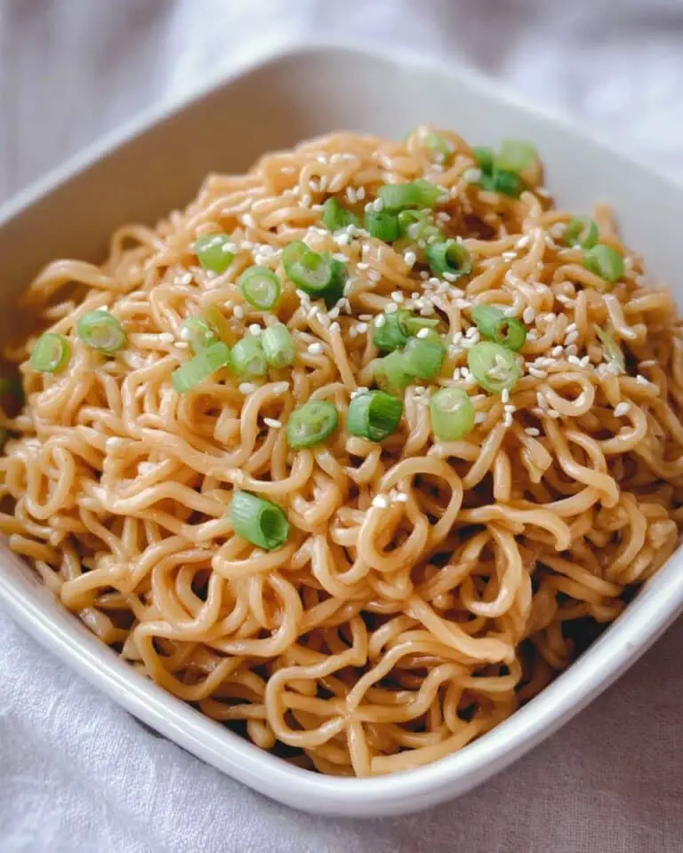 Sesame Peanut Butter Noodles Recipe