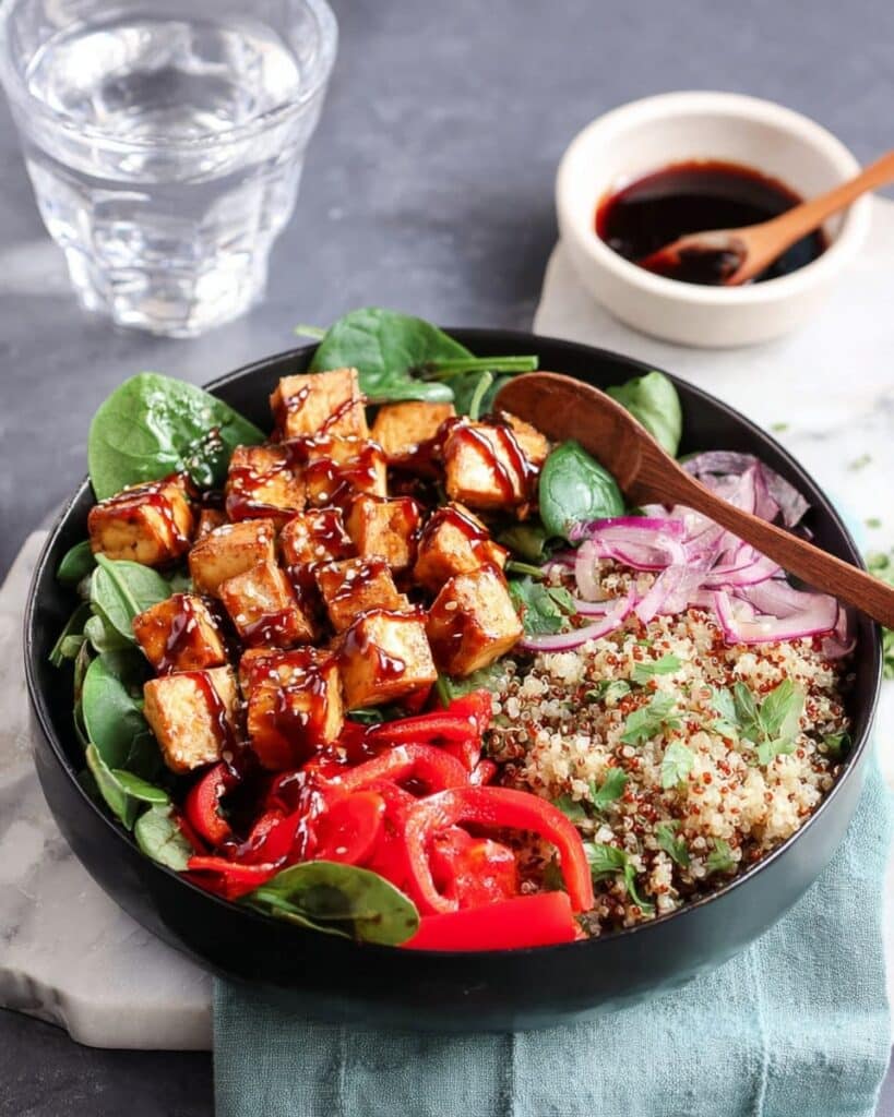 BBQ Hawaiian Tofu Bowl Recipe