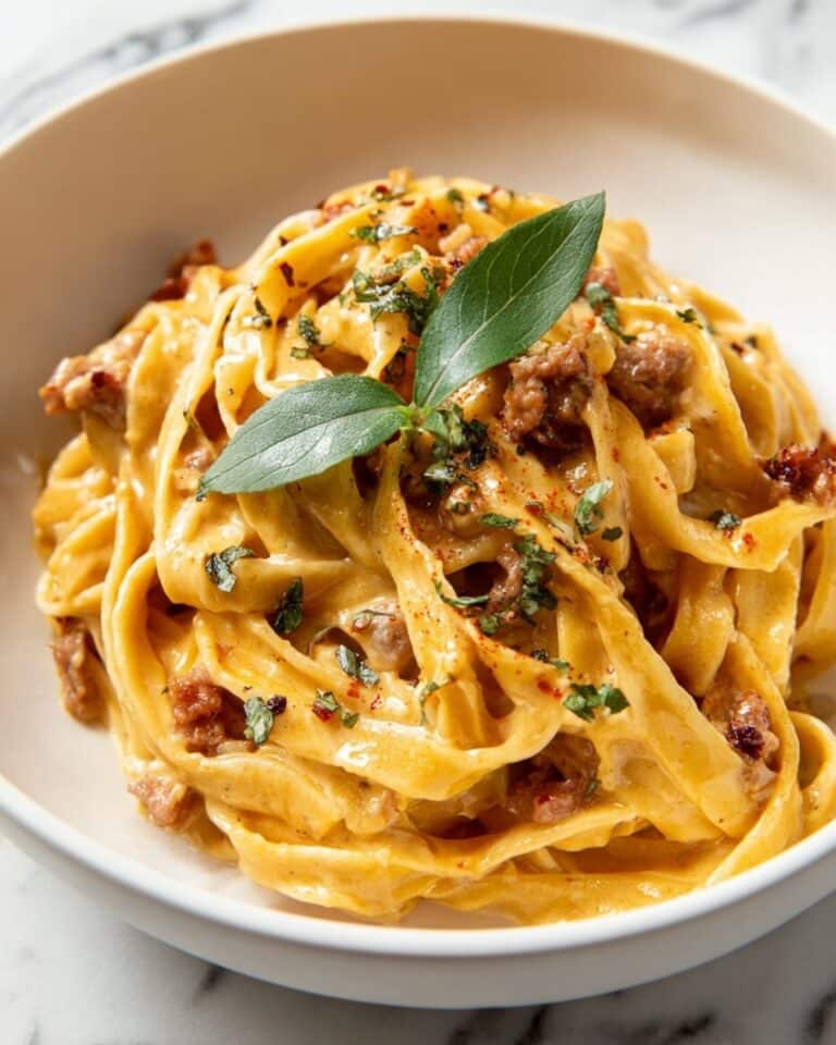 Butternut Squash Pasta with Pancetta and Sage Recipe