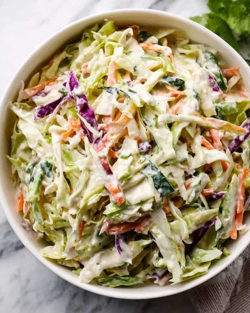 Creamy Fish Taco Slaw Recipe