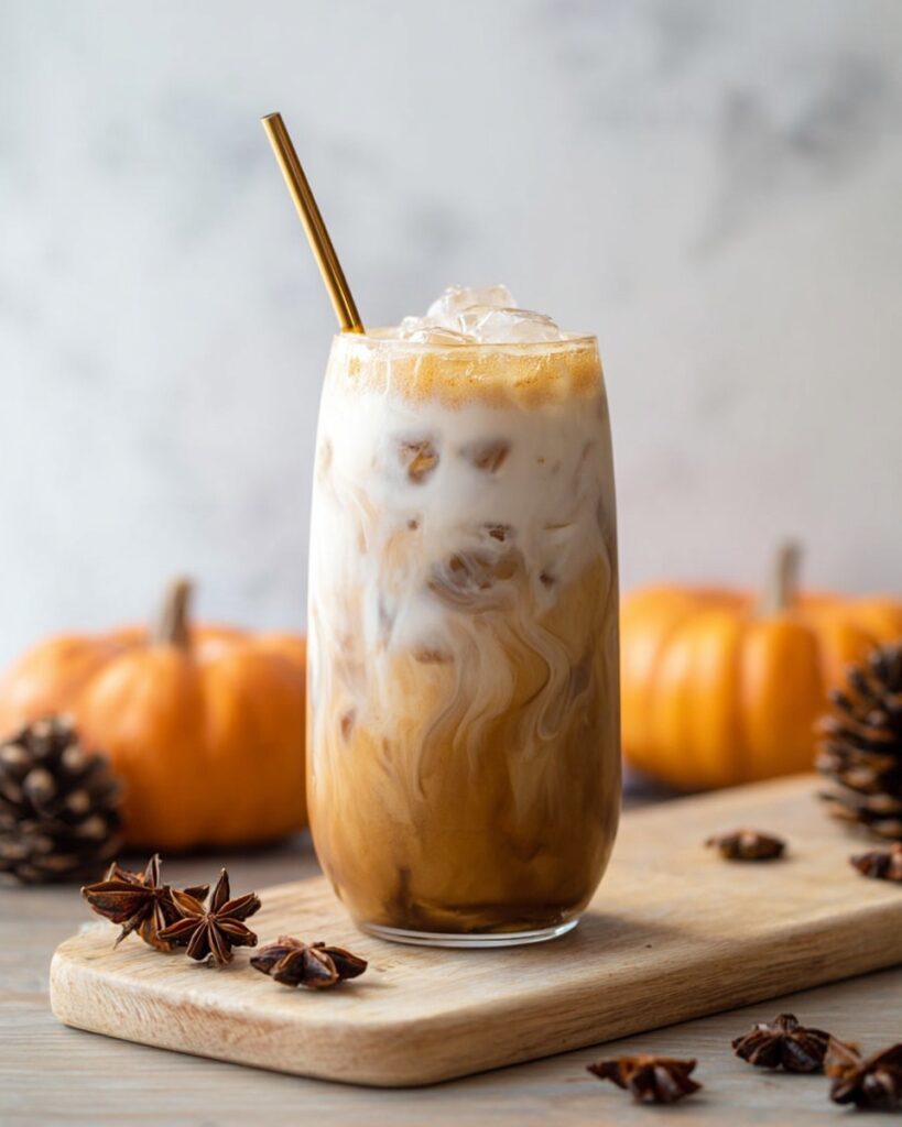 Iced Pumpkin Cream Chai Latte Recipe