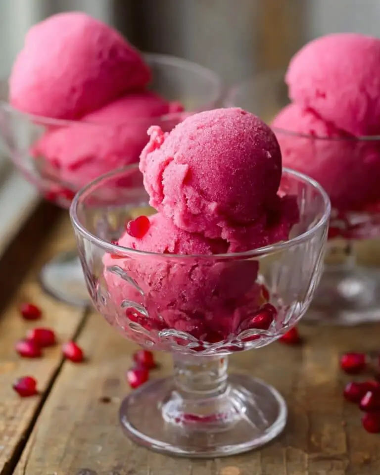 Pomegranate Sorbet Recipe