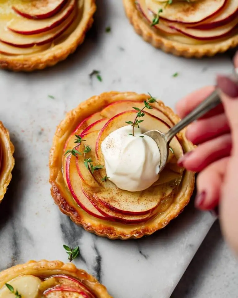 Apple Honey and Thyme Tarts Recipe