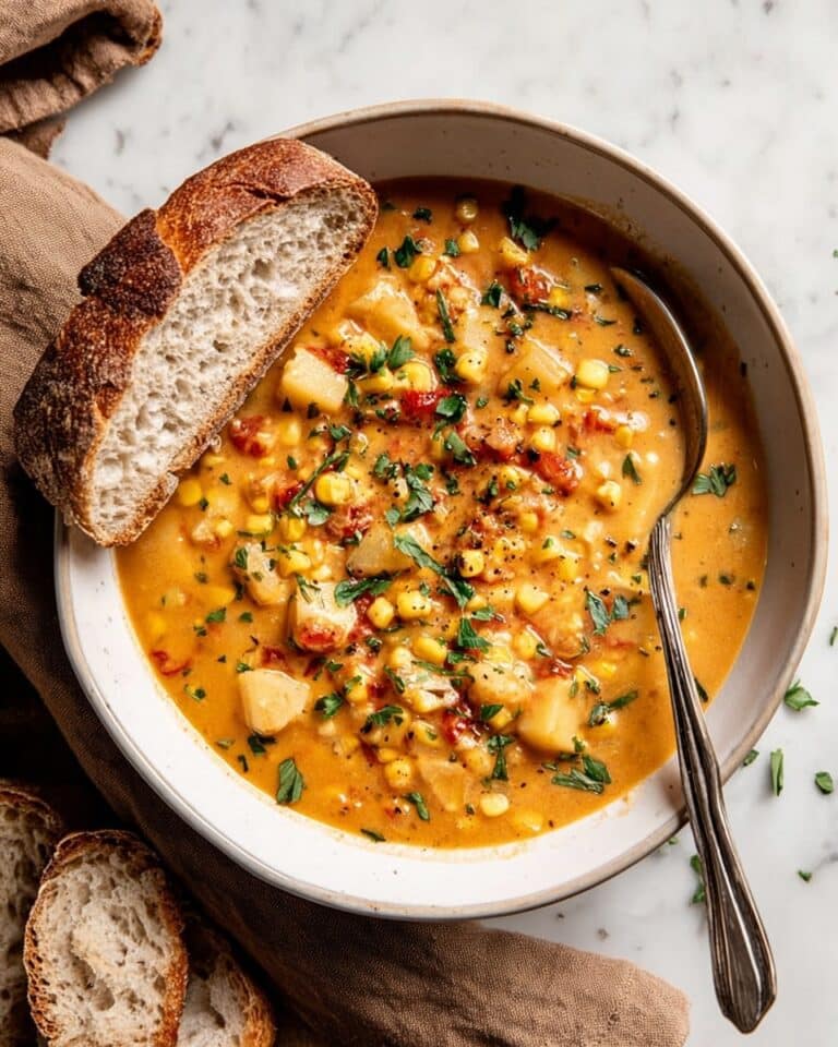 Smoky Vegan Corn Chowder with Potatoes Recipe