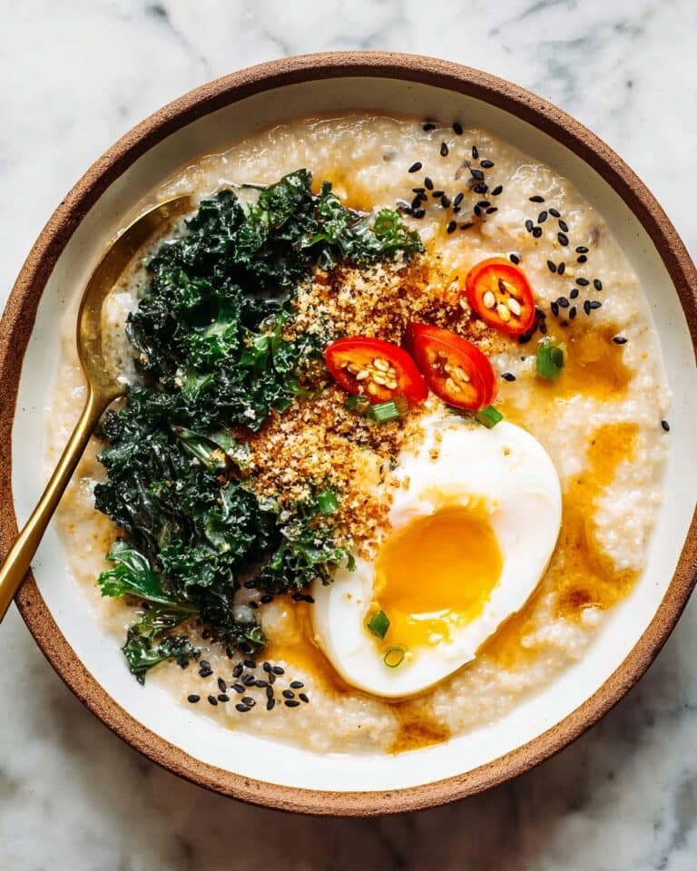 Savory Miso Oatmeal with Jammy Egg Recipe