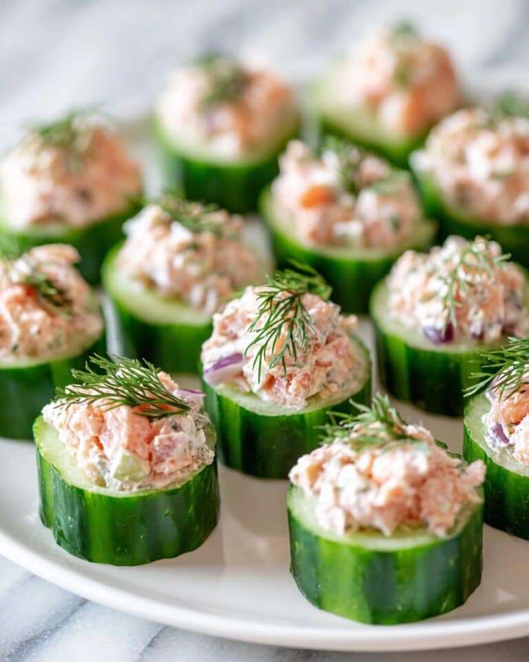 Smoked Salmon Cucumber Bites Recipe