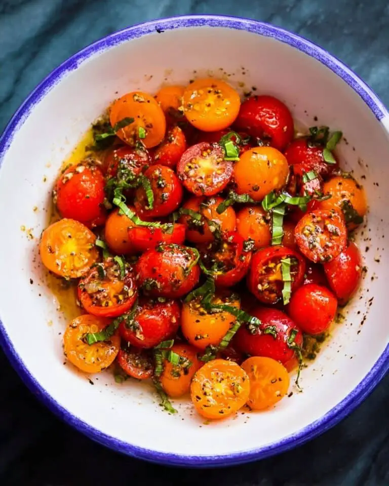 Easy Marinated Cherry Tomatoes with Balsamic Vinegar Recipe