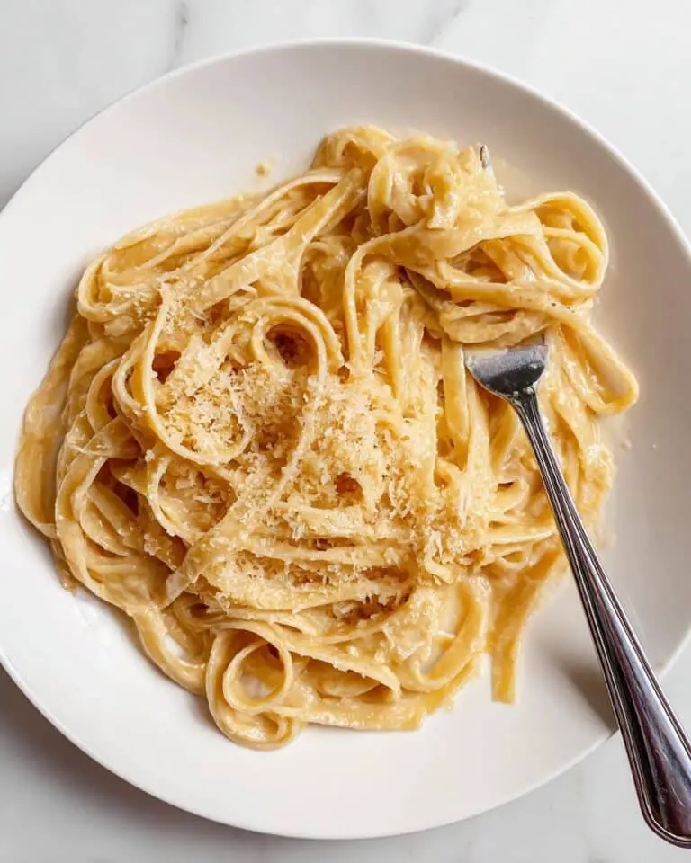 Authentic 3-Ingredient Fettuccine Alfredo (No Cream) Recipe
