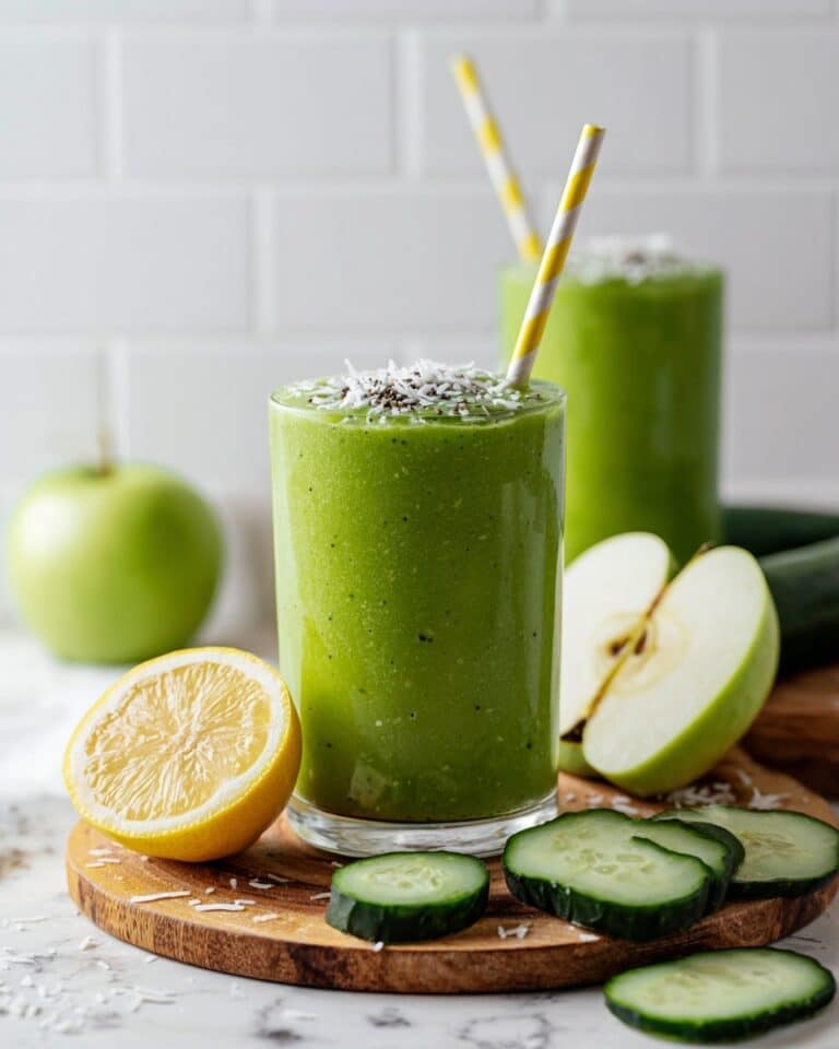 Spinach & Apple Detox Smoothie Recipe