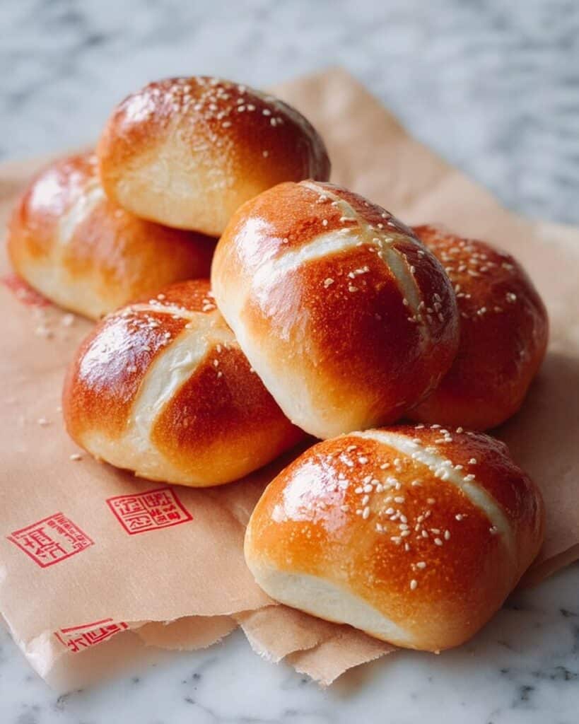 Coconut Filling Chinese Cocktail Buns Recipe