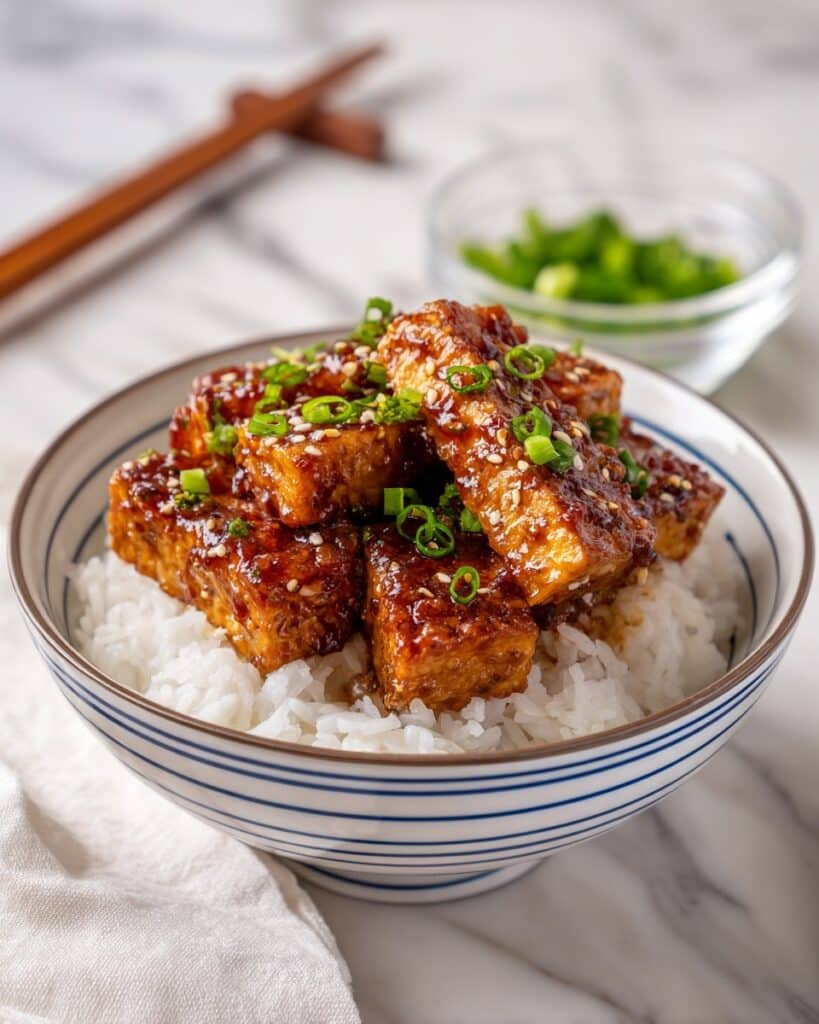Easy 20-Minute Korean Braised Tofu (Dubu Jorim) Recipe