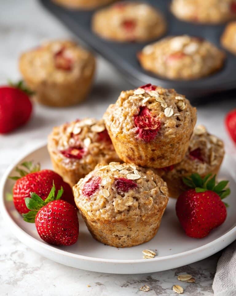 Healthy Strawberry Muffins Recipe
