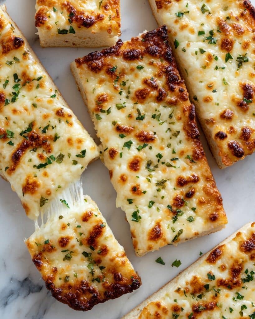 Homemade Cheesy Breadsticks Recipe