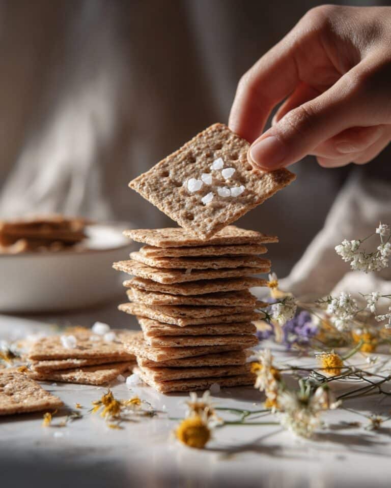 Almond Flour Crackers (No Egg) Recipe