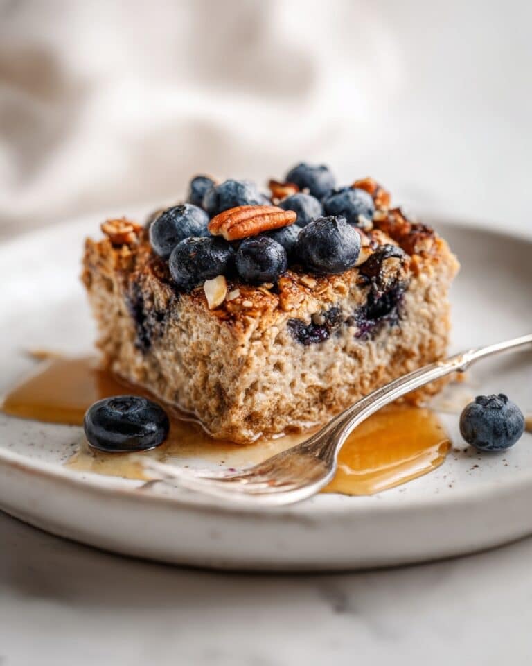 Baked Blueberry Oatmeal Recipe